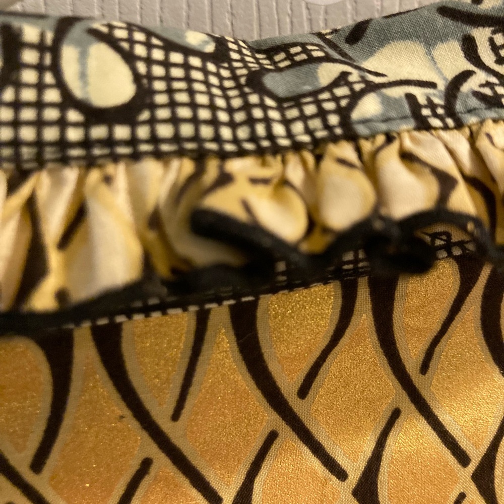 African inspired from DC boutique, vibrant gold and black Jacket Dress XL NWOT - Picture 5 of 10
